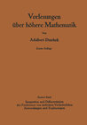 Buchcover Vorlesungen über höhere Mathematik