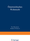 Buchcover Österreichisches Wohnrecht
