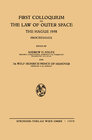 Buchcover First Colloquium on the Law of Outer Space