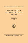 Buchcover Bibliographia Neurovegetativa 1900-1950