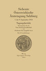 Buchcover Siebente Österreichische Ärztetagung Salzburg