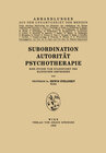 Buchcover Subordination Autorität Psychotherapie