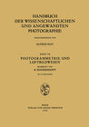 Buchcover Photogrammetrie und Luftbildwesen