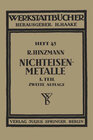 Buchcover Nichteisenmetalle