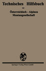 Buchcover Technisches Hilfsbuch der Österreichisch-Alpinen Montangesellschaft