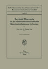 Buchcover Der Anteil Österreichs an der elektrizitätswirtschaftlichen Gemeinschaftsplanung in Europa