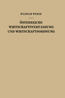 Buchcover Österreichs Wirtschaftsverfassung und Wirtschaftsordnung