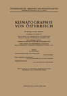 Buchcover Klimatographie von Österreich
