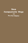 Buchcover Neue therapeutische Wege