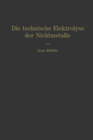 Buchcover Die technische Elektrolyse der Nichtmetalle