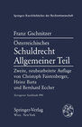 Buchcover Österreichisches Schuldrecht Allgemeiner Teil