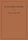 Buchcover Elektrochemie