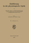 Buchcover Einführung in die physiologische Optik