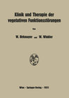 Buchcover Klinik und Therapie der vegetativen Funktionsstörungen