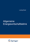 Buchcover Allgemeine Energiewirtschaftslehre