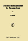 Buchcover Systematische Klassifikation der Massengesteine