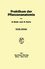 Buchcover Praktikum der Pflanzenanatomie
