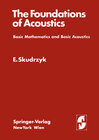 Buchcover The Foundations of Acoustics
