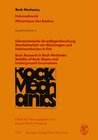 Buchcover Felsmechanische Grundlagenforschung Standsicherheit von Böschungen und Hohlraumbauten in Fels / Basic Research in Rock M