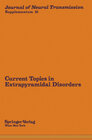 Buchcover Current Topics in Extrapyramidal Disorders