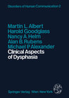 Buchcover Clinical Aspects of Dysphasia