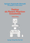 Buchcover Desktop als Mensch-Maschine-Schnittstelle