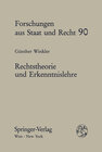 Buchcover Rechtstheorie und Erkenntnislehre