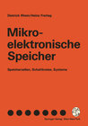 Buchcover Mikroelektronische Speicher