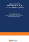 Buchcover Klinische und Liquordiagnostik der Rückenmarkstumoren
