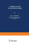 Buchcover Allgemeine Mechanik der Elektrizität