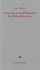 Buchcover Einleitung in die Philosophie für Nichtphilosophen