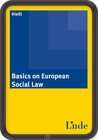 Buchcover Basics on European Social Law