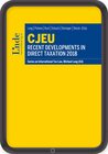 Buchcover CJEU - Recent Developments in Direct Taxation 2018