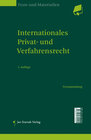 Buchcover Internationales Privat- und Verfahrensrecht/Conflicts of Laws
