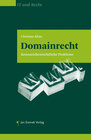 Buchcover Domainrecht