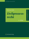 Buchcover Zivilprozessrecht