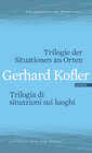 Buchcover Trilogie der Situationen an Orten/Trilogia di situazioni sui luoghi
