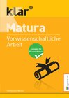 Buchcover klar_Matura Vorwissenschaftliche Arbeit