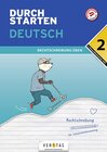 Buchcover Durchstarten Deutsch 2. Klasse Mittelschule/AHS Rechtschreibung üben