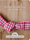 Buchcover Die Liste ist lang, aber nicht endlos. Das große kleine Notizbuch