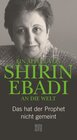 Buchcover Ein Appell von Shirin Ebadi an die Welt