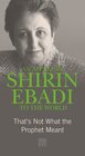 Buchcover An Appeal by Shirin Ebadi to the world