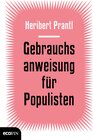 Buchcover Gebrauchsanweisung für Populisten