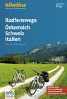 Buchcover Radfernwege Österreich, Schweiz, Italien