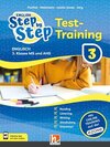 Buchcover ENGLISH Step by Step 3 (Lehrplan 2023) | Test-Training