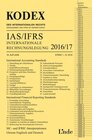 Buchcover KODEX Internationale Rechnungslegung IAS/IFRS 2016/17