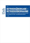 Buchcover Betriebsübergabe - Betriebsübernahme