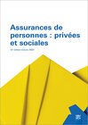 Buchcover Assurances de personnes: privées et sociales