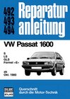 Buchcover VW Passat 1600 ab Oktober 1980