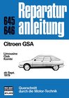 Buchcover Citroen GSA ab September 1979